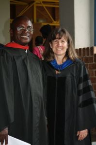 Rev. Francis Mwansa of Zambia was the valedictorian of the B.Th. class. Dr Denise Anderson, director of the online B.Th., extends her congratulations.