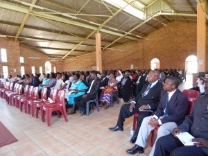 A full chapel came out to support the graduates.