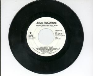 45 rpm record, with one song on each side