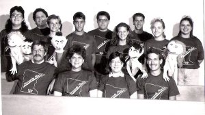 The "Minnestota Mission," Sedalia Church of the Nazarene, summer 1992. Karen is the third girl from the right.